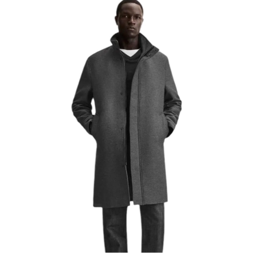 ZARA MAN Navy Blue COAT Small